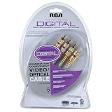 RCA DT6CHP Digital Combination Component Video & Optical Cable (6 FT) (Discontinued by Manufacturer)