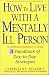 Books : How to Live With a Mentally Ill Person: A Handbook of Day-To-Day Strategies