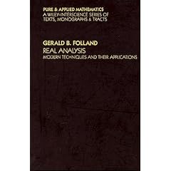 Real Analysis: Modern Techniques and Their Applications (Pure and Applied Math (Wiley))