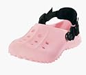 Birkis Clogs ''Fun Air Back Strap'' aus Alpro-Cell in seashell pink mit schmalem Fussbett