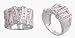 Pink CZ Ring size 5 Emitations