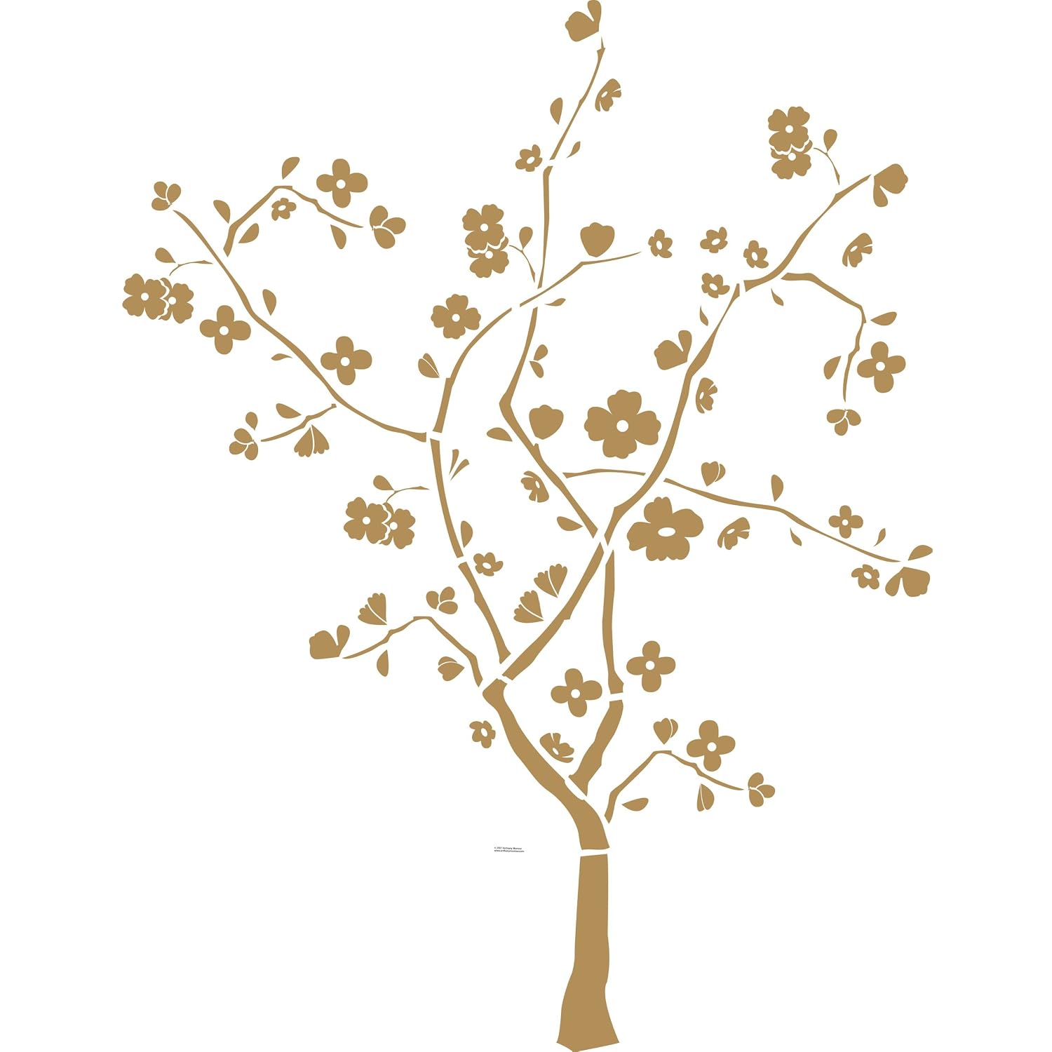 71J6dFMeoFL. AA1500  RoomMates RMK1165GM Cherry Blossom Tree Peel & Stick Wall Decal