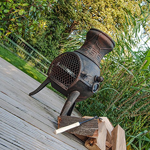 100 cast iron chiminea