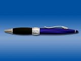 University of Florida - Brass Ball Point Pen - Laser Engraved (blue/silver)