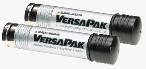 Black and Decker VP105 VersaPak 3.6-Volt 1.2 Amp Hour NiCad Stick Style Battery, 2 Pack