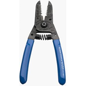 Klein 1011 Wire Stripper Cutter Solid and Stranded Wire Blue 6 1 8 Inches by Klein