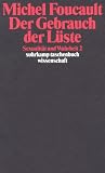 Sexualit�t und Wahrheit: Zweiter Band: Der Gebrauch der L�ste: BD 2 (suhrkamp taschenbuch wissenschaft)