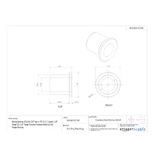 Bunting Bearings EF101416 5/8" Bore x 7/8" OD x 1" Length 1 1/8" Flange OD x 1/8" Flange Thickness Powdered Metal SAE 841 Flanged Bearings