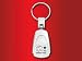 Bichon Frise - Teardrop Keychain - Laser engraved