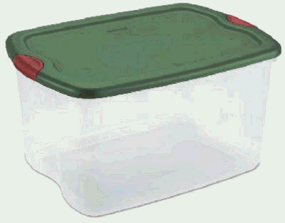 Sterilite #18888804 66QT Holiday Storage Box