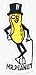 Mr. Peanut - with Hat & Cane - Embroidered Iron On or Sew On Patch Image