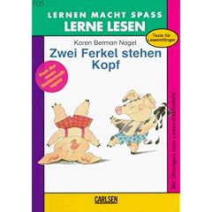 Lernen macht Spa�, Lerne Lesen, neue Rechtschreibung, Zwei Ferkel stehen Kopf
