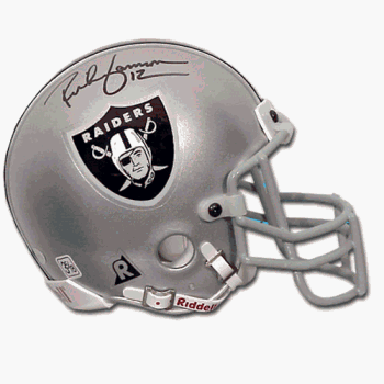 Rich Gannon Hand Signed Raiders Helmet