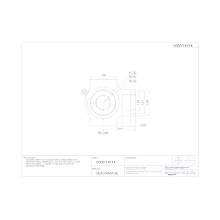 Sealmaster ST-16T Take-Up Unit, Standard Duty, Regreasable, Skwezloc Collar, Felt Seals, Cast Iron Housing, 1" Bore, 17/32" Slot Width, 3" Between Frames