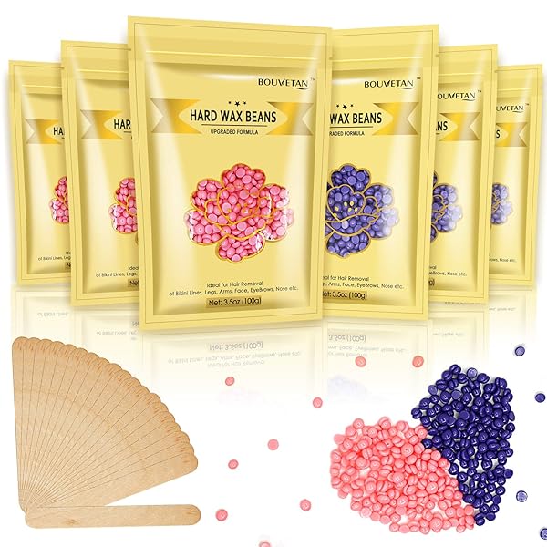21oz Hard Wax Beans For Painless Hair Removal Waxing Kit At Home