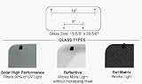 CRL/SFC 15 x 30 AutoPort Sunroof High Performance Solar Replacement Glass