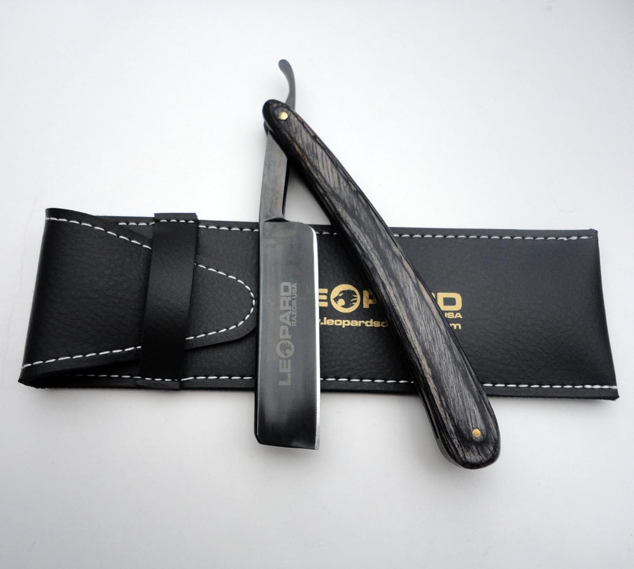 Shave Ready Vintage Straight Cut Throat Shaving Razor Carbon Steel Open