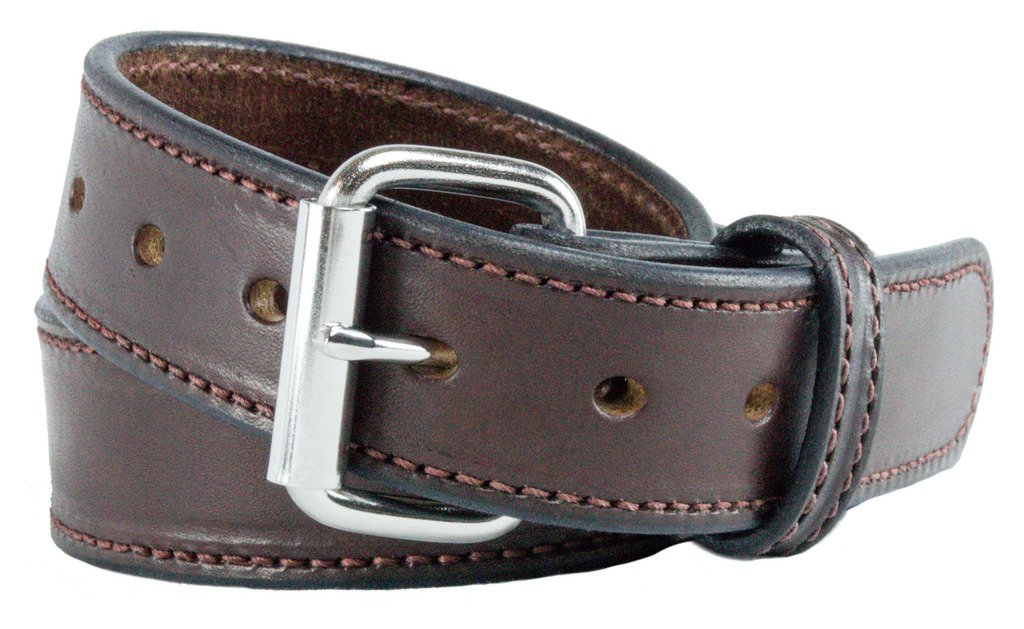 Ultimate Concealed Carry Leather Gun Belt Brown Stitched Size 40 eBay
