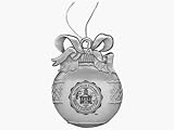 Alcorn State University - Round Bulb Pewter Ornament - Laser Engraved