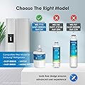 Waterdrop DA29-00003G Refrigerator Water Filter, Replacement for Samsung®, DA29-00003B, DA29-00003A, Aqua-Pure Plus, HAFCU1, RFG237AARS, FMS-1, RS22HDHPNSR, RSG257AARS