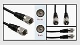 12ft UHF to UHF Mini-RG8x Coaxial Cable