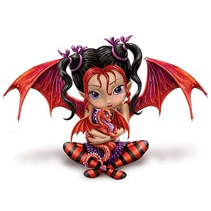 Fairy And Dragon Figurine