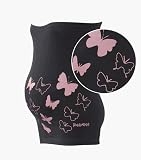 Bump Huggers Maternity Belly Band Regular UK Size 12 + (pre-pregnancy) in Butterflies Design