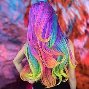 Hair Chalks Birthday Girls Gift 10 Colorful Hair Chalk Comb Set