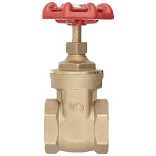 Dixon BGV125 Brass Gate Valve, 1-1/4" NPT Female