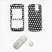 Black White POKE-A-DOT Hard Case Cover Protective Snap-on for Rim Blackberry 8100 8120 Pearl