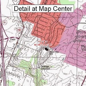 Buy USGS Topographic Quadrangle Map - Brooks, Kentucky (Folded Waterproof)