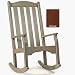 Casual Living Rockers - Classic Quest Style High Back Rocking Chair - Redwood