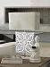 Zodax TH-1196 Modern Thai- Hand Carved Wooden Lamp Base with Suede Shade