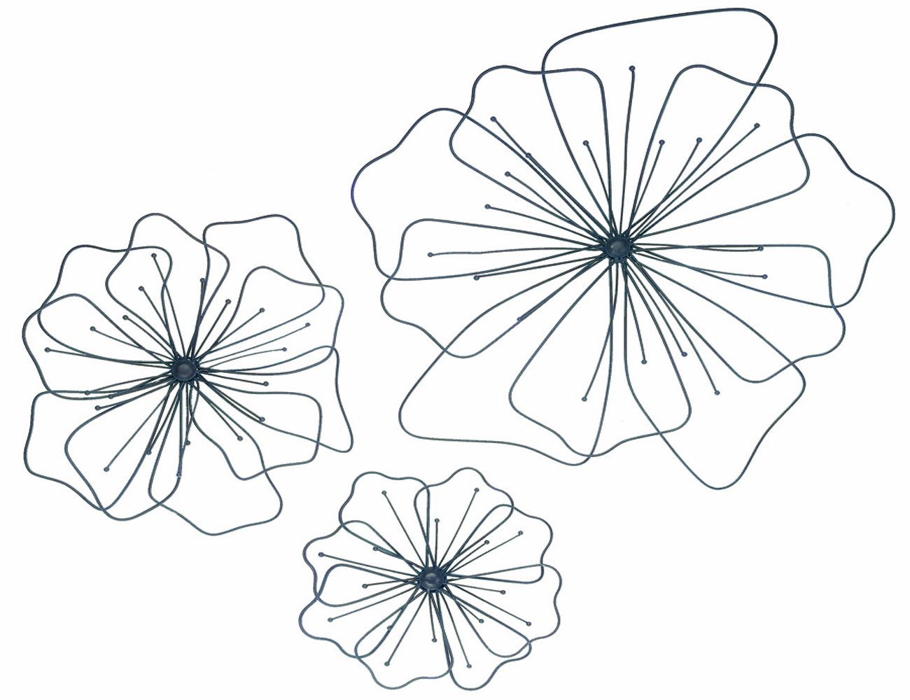 Floral Metal Wall Art Decorations Beautiful and Elegant