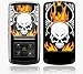 Flame Skull Design Skin Decal Sticker for the LG Venus VX8800 Cell Phone