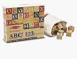 Wooden A-B-C and 1-2-3 Blocks