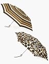 Totes Women's Umbrella - Auto Open & Close - Folds to 9"