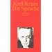 Schriften in den suhrkamp taschenb�chern. Erste Abteilung. Zw�lf B�nde: Band 7: Die Sprache: ABT I / BD 7 (suhrkamp taschenbuch)