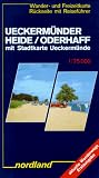 Nordland Karten, Ueckerm�nder Heide/Oderhaff mit Stadtkarte Ueckerm�nde: Wander- und Freizeitkarte. R�ckseite mit Reisef�hrer