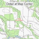 USGS Topographic Quadrangle Map - K'Ville, Georgia (Folded/Waterproof)