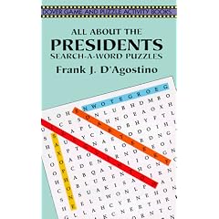 All About the Presidents Search-a-Word Puzzles