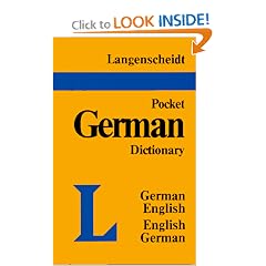 Langenscheidt's Pocket German Dictionary German-English English-German