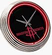 Houston Rockets Neon Clock