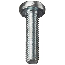 Metric DIN 7985 Zinc Plated Steel Pan Head Machine Screw, Phillips Drive