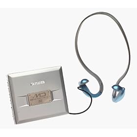Aiwa AMHX30 Portable Minidisc with headphones & remote