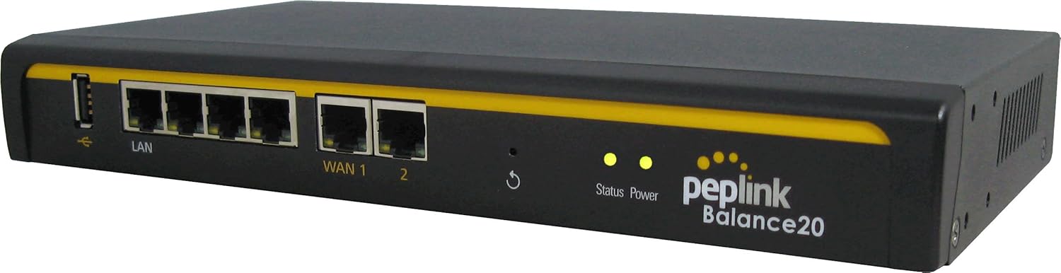 Amazon.com: Peplink Balance 20 Dual-WAN Router: Computers ... Amazon.com: Peplink Balance 20 Dual-WAN Router: Computers ...