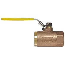 Apollo 70-100 Series Bronze Ball Valve with Automatic Drain, Two Piece, Inline, Latch-Lock Lever, NPT Female