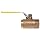 Apollo 70-100 Series Bronze Ball Valve with Automatic Drain, Two Piece, Inline, Latch-Lock Lever, NPT Female