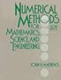 Numerical Methods For Mathematics, Science, and Engineering