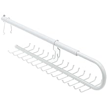 Rubbermaid 3H98 Configurations 30-Hook Tie and Belt Organizer, White